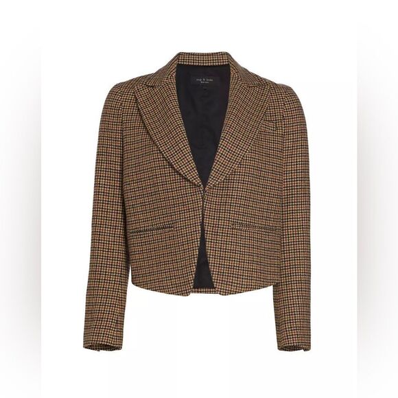 rag & bone Elle Houndstooth Blazer size 0 - Picture 1 of 14